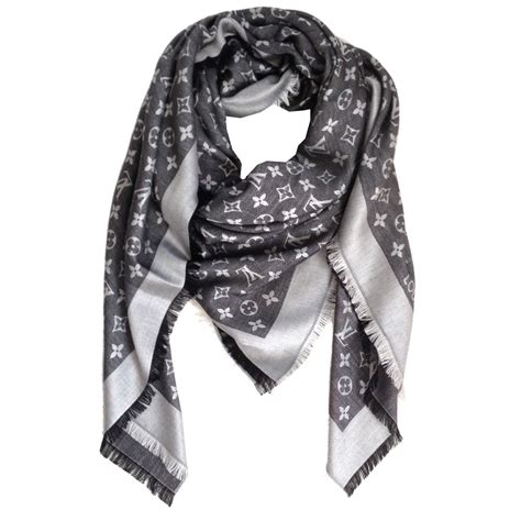 louis vuitton shawl black